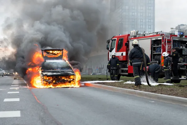 Valor venal coche incendiado