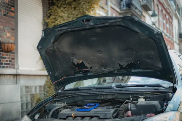 Valoración coche incendiado
