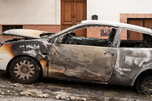Tasación de coches incendiados